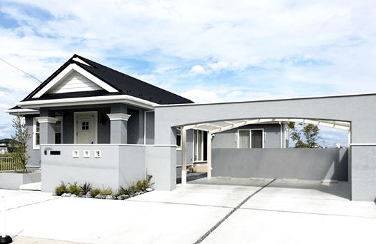 自由デザインの塀